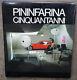 Pininfarina Cinquantanni, Nouveau Livre De 1980 Dans Un étui Par Pinifarina, Hb Anglais.