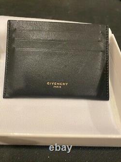 Porte-cartes en cuir de designer GIVENCHY avec logo étoile - Édition limitée