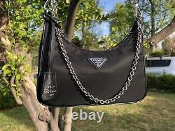 Prada Réédition 2005 Nylon Crossbody Black Bag