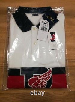 Ralph Lauren Polo Stadium 1992 P-wing T-shirt Taille Grand Original Edition Limitée