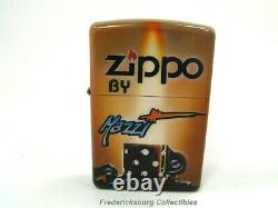 Rare 2013 Mazzi Air Brossed Lighter Zippo Par Mazzi Edition Limitée #25 De 30