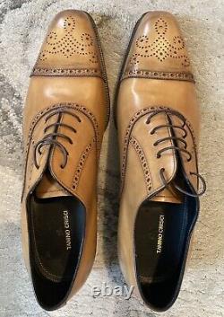 Rare Authentique TANINO CRISCI Milano Italie Édition Limitée Oxfords Taille US 10,5