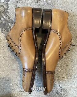 Rare Authentique TANINO CRISCI Milano Italie Édition Limitée Oxfords Taille US 10,5