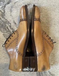 Rare Authentique TANINO CRISCI Milano Italie Édition Limitée Oxfords Taille US 10,5