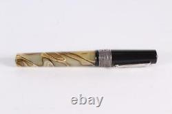 Rare Delta Limited Edition Acueducto Stilografica Fountain Pen 18k Nib Swirl