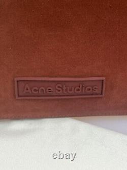 Sac à bandoulière Acne Studios Platt Mini en cuir souple MADE IN ITALY rouge