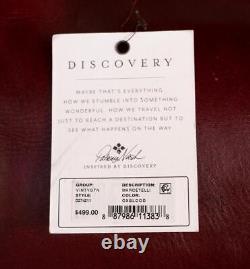 Sac cartable à clous édition limitée Patricia Nash Discovery Maura Rouge Oxblood Prix de détail suggéré $499 Neuf