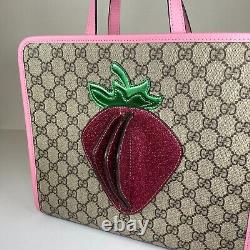 Sac fourre-tout Gucci Kids en fraise rose (Édition Limitée)