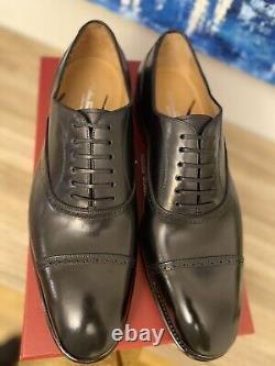 Salvatore Ferragamo Siena Tramezza édition spéciale chaussure habillée à lacets noirs 10ee