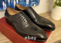 Salvatore Ferragamo Siena Tramezza édition spéciale chaussure habillée à lacets noirs 10ee