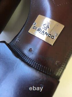 Scarpe DI Bianco Premium Double Monk Strap Loafers Tabacco Sz 8,5 1100$
