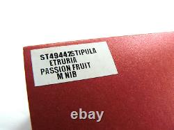 Stipula Etruria Passion Fruit Lim. Stylo De Fontaine Edition Medium 18k Nib Nouveau -box