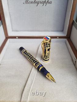 Stylo à bille Montegrappa Euro 2002 édition limitée en or