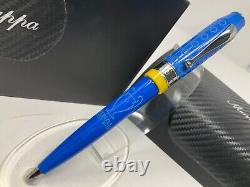 Stylo à bille édition limitée Montegrappa Uefa Trophy 2018 Kyiv bleu