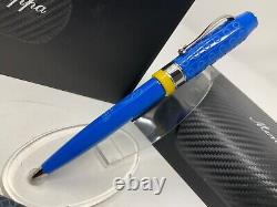 Stylo à bille édition limitée Montegrappa Uefa Trophy 2018 Kyiv bleu