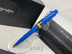 Stylo à bille édition limitée Montegrappa Uefa Trophy 2018 Kyiv bleu