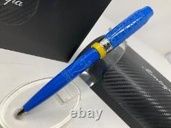 Stylo à bille édition limitée Montegrappa Uefa Trophy 2018 Kyiv bleu