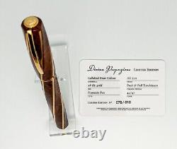 Stylo-plume Visconti Divine Proportions en édition limitée avec finitions en or 18 carats - Comme neuf