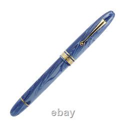 Stylo plume édition limitée Omas Ogiva Israël avec garniture en or et plume moyenne en or 14 carats