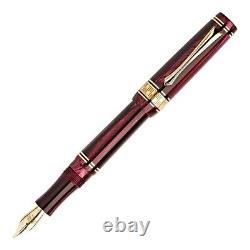 Stylo-plume en celluloïd Superba Ruby Nettuno édition limitée, plume en or 14 carats, neuf.