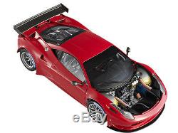 Super Elite Ferrari 458 Italia Gt2 Lancement Version Rouge 1/18 Voiture Hotwheels X5491