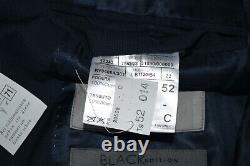 T.n.-o. 1 795 $ Canali Black Edition Wool Suit In Navy Sz 52c-it/42c-us