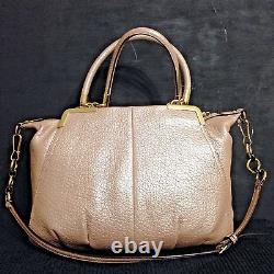 T.n.-o.! Coach Madison Pinnacle Italian Pebbled Leather Lilly Bag. Édition Limitée