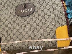 T.n.-o. Gucci Gg Logo Suprême Enduit De Toile / Sac À Dos En Cuir 473872 Logo Tigre