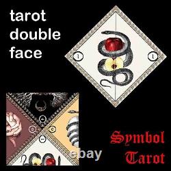 Tarot Carte Double Visage Cartes De Jeu Russe Gitane Fortune Raconter Oracle Vintage