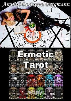 Tarot Hermétique Cartes Rares Édition Vintage Zodiaque Signe Horoscope Éléments Chakra
