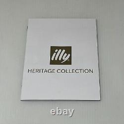 Tasses et soucoupes Illy Espresso édition limitée collection patrimoniale Nouveau dans une boîte ouverte