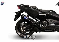 Termignoni Cri Black Edition Plein D'échappement + Cat Yamaha Tmax 530 2017-2018