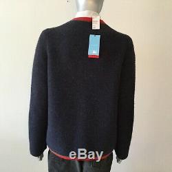 Tn-o Auth. Gucci Ny Yankees Édition Cardigan Navy Mens Taille L