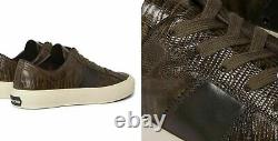 Tom Ford Cambridge Lizard Eidechse Sneakers Chaussures Sneakers Trainers 43+
