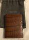 Tom Ford Hommes $ 1500 Cognac Alligator Limited Edition Wallet Newwtag Italie