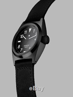 Unimatic Edition U2-bn 1/250 Noir Montre-bracelet Automatique Inoxydable DLC Steel