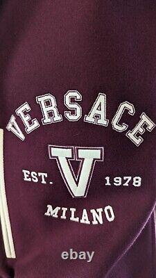 Veste Versace Varsity Letterman Taille 56 (XXL) NEUVE avec étiquettes - Édition Limitée