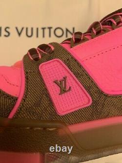 Virgil Abloh Louis Vuitton Trainer Sneakers Pink Lv9 Us10 Edition Limitée