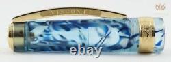 Visconti Limited Edition Manhattan Ice Blue Démonstrateur Gold Trim Fountain Pen