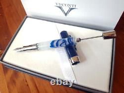 Visconti Opera Master Blue Swirl Fountain Pen Edition Limitée Nouveauté